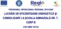 Banner scoala gimnaziala nr 7